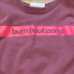 Burn Boot Camp Maroon Sweatshirt